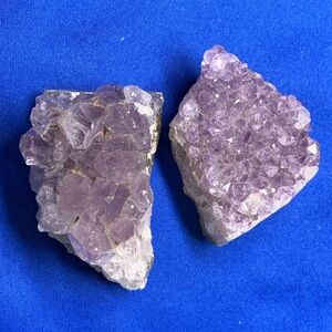 Elegant Purple Crystal Geode Decor